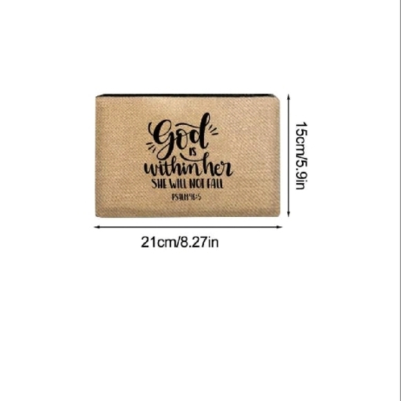 Inspirational Cosmetic Bag - Picture 3 of 4